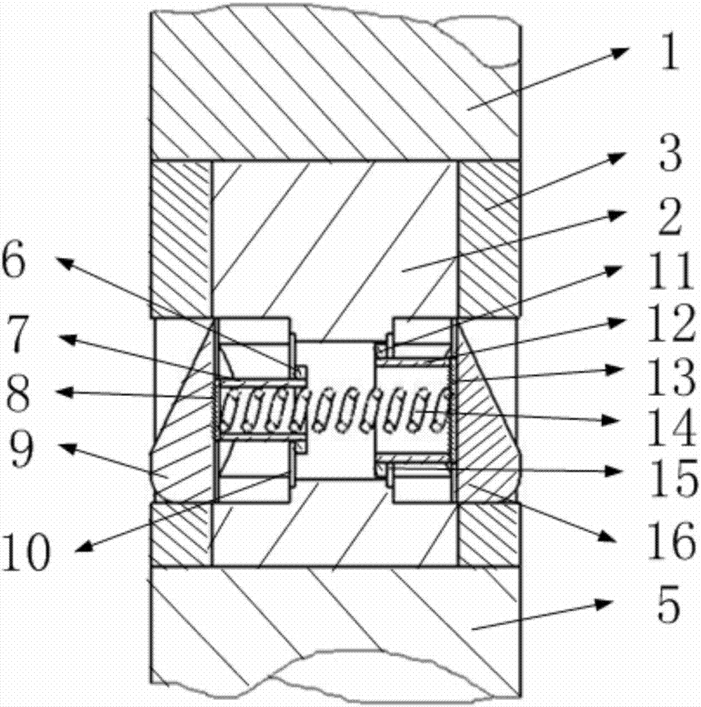 Rotary driving and pushing mechanism of drilling string