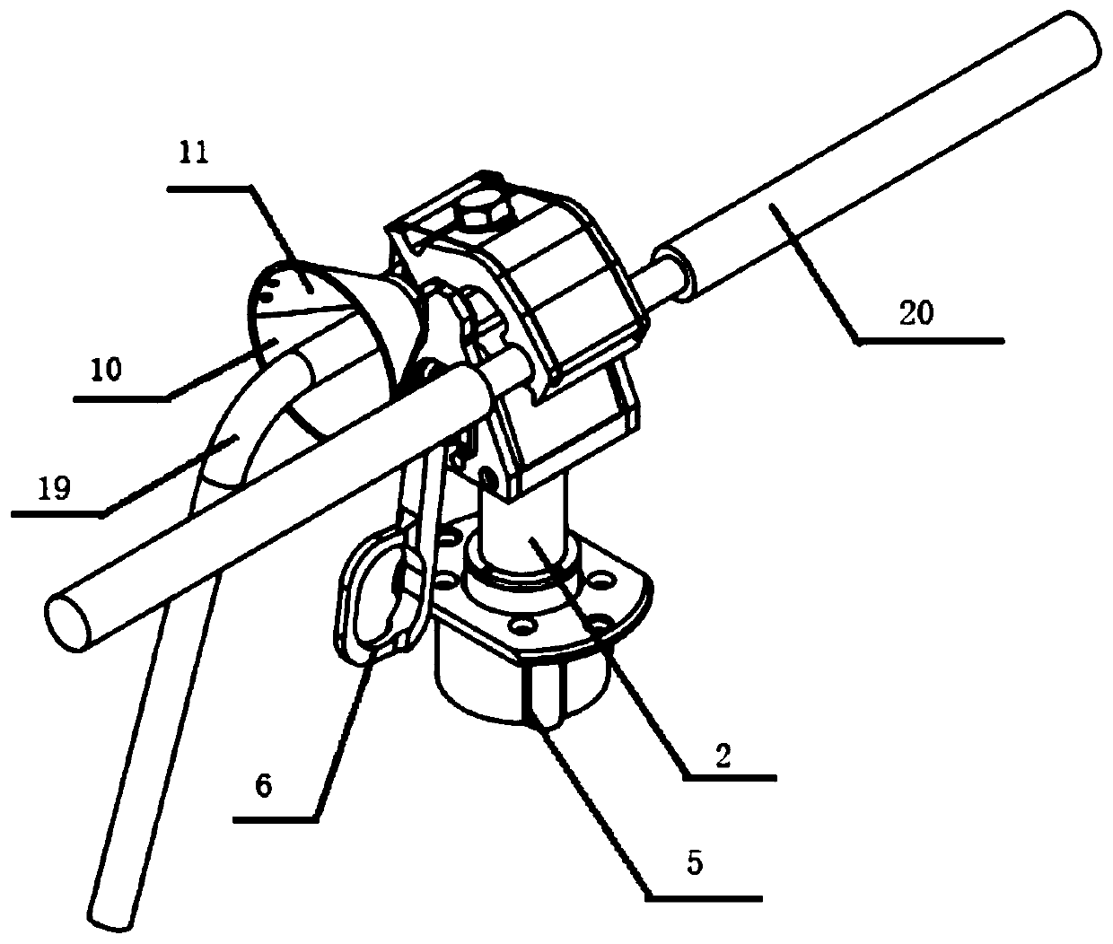 Live-line wire lapping operation device for J-type wire clamp and application method