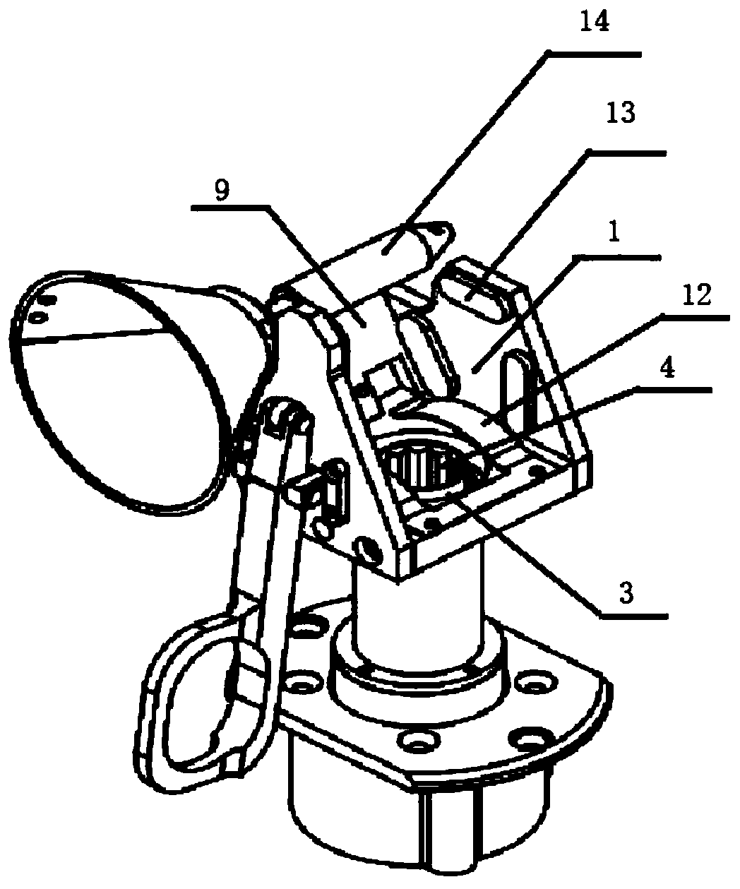 Live-line wire lapping operation device for J-type wire clamp and application method