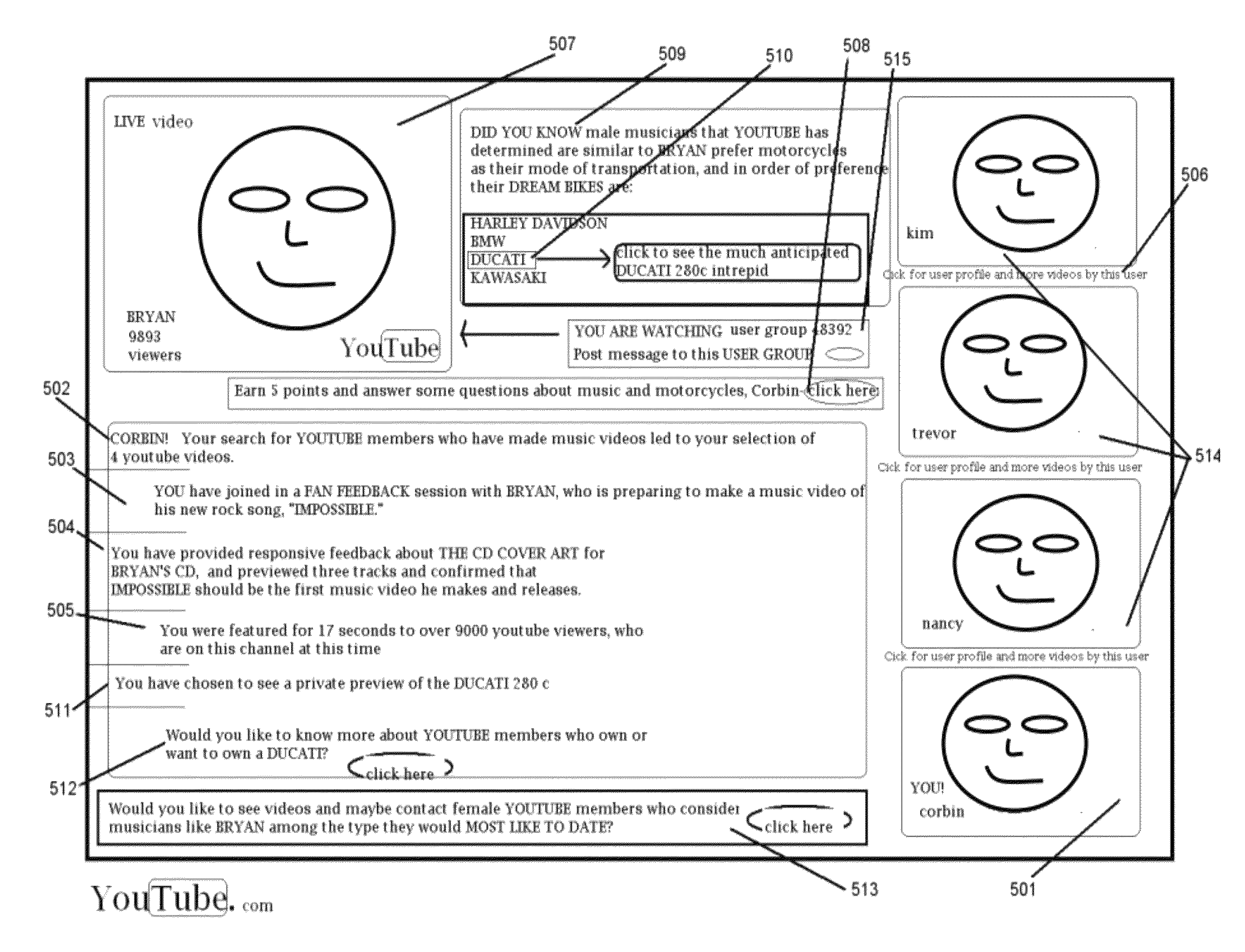 Method and system for compiling a consumer-based electronic database, searchable according to individual internet user-defined micro-demographics (II)