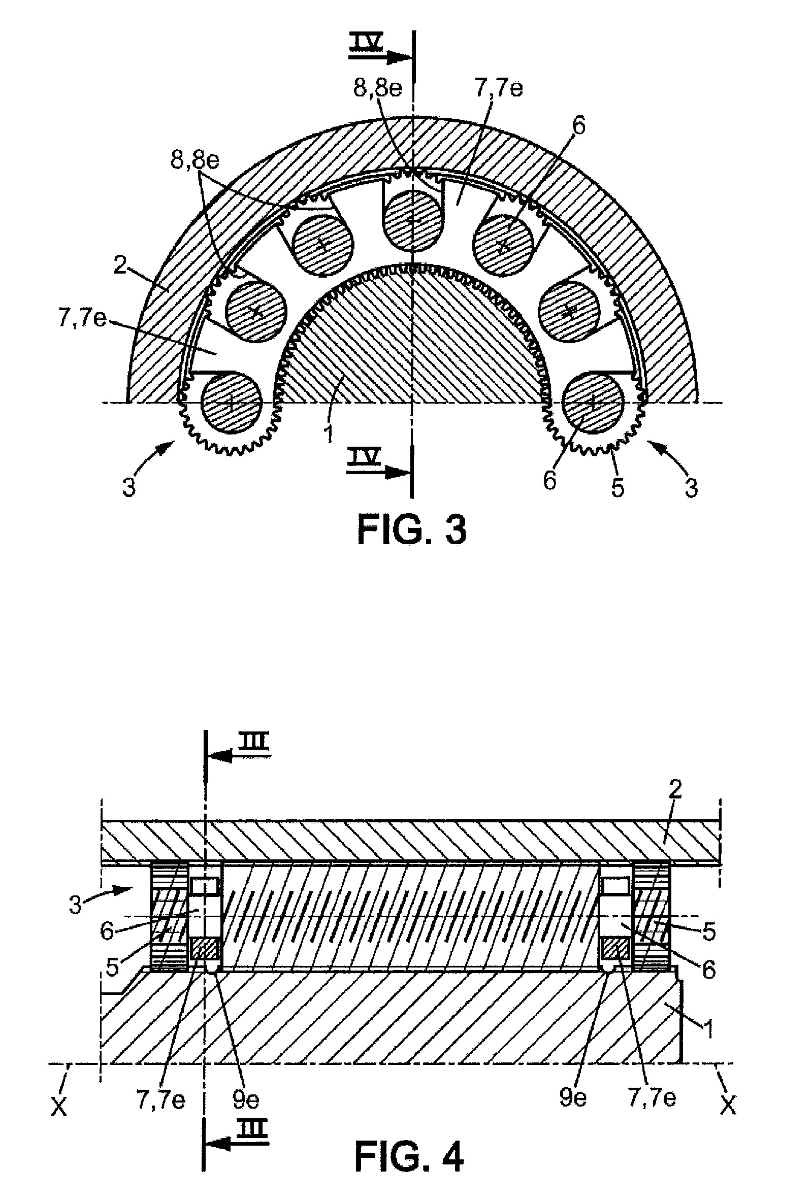 Rotary-linear actuator with optimised rollers