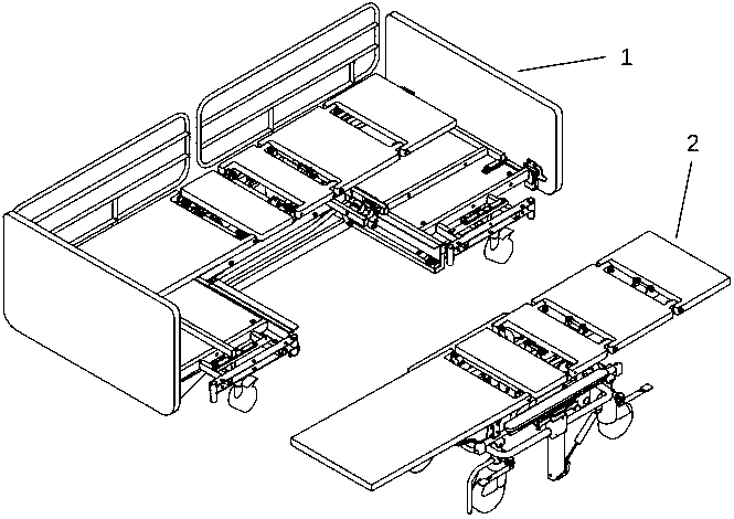 Combination folding chair bed