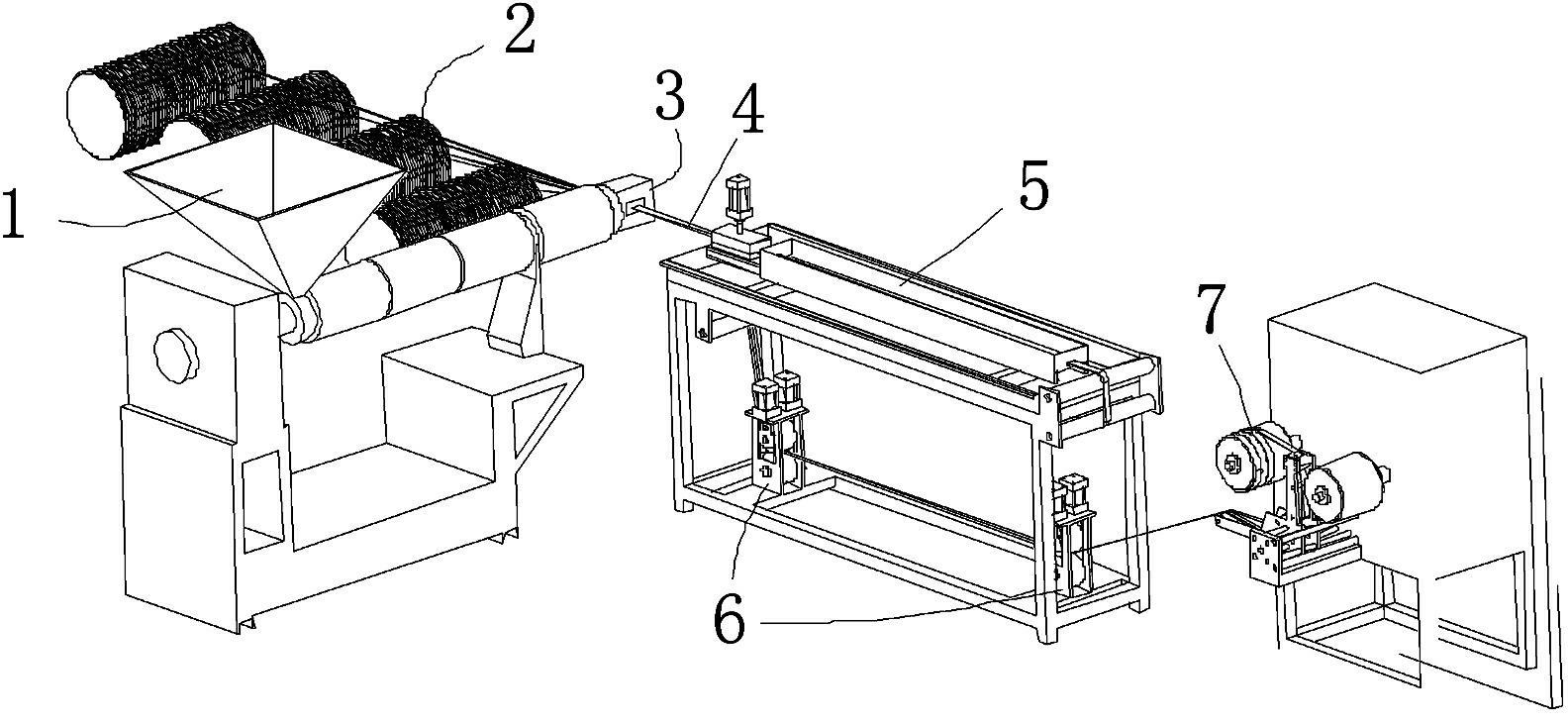 Composite fiber band and production process