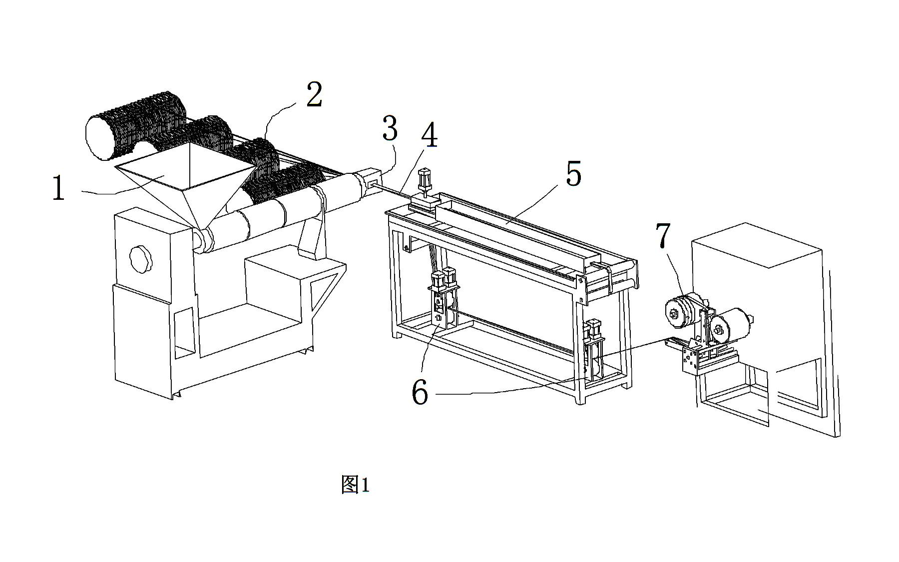 Composite fiber band and production process