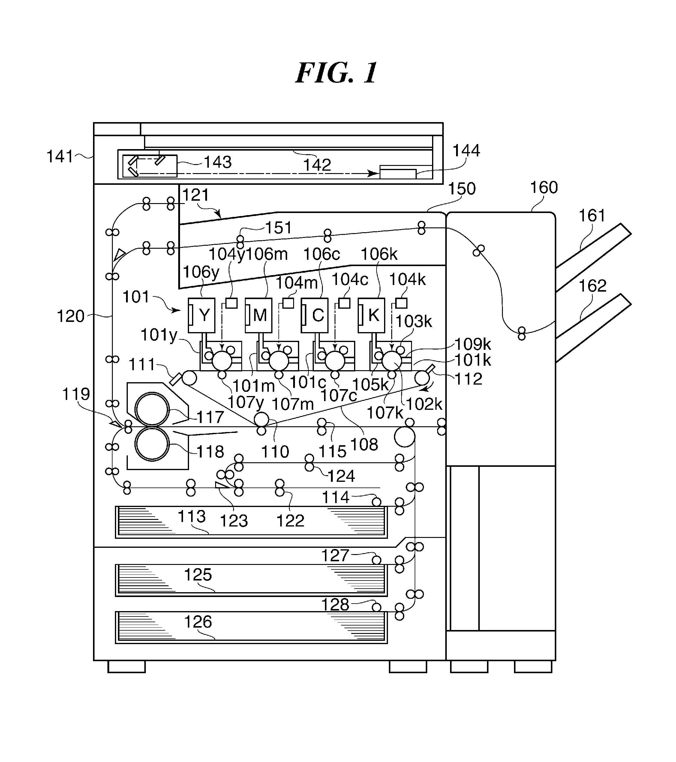 Image forming apparatus capable of updating control program, and storage medium