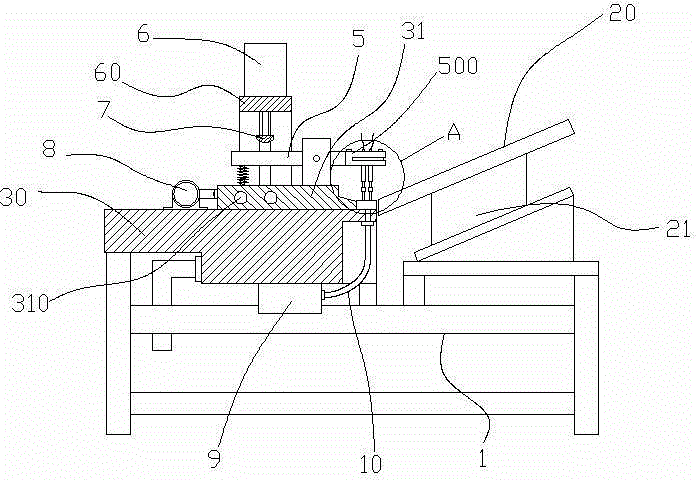 Pin-type microphone fast sorting device