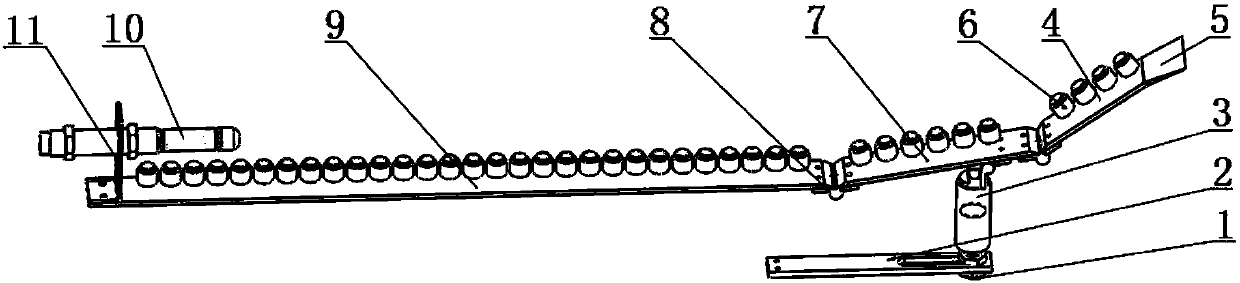 Adjustable vertical wall docking device