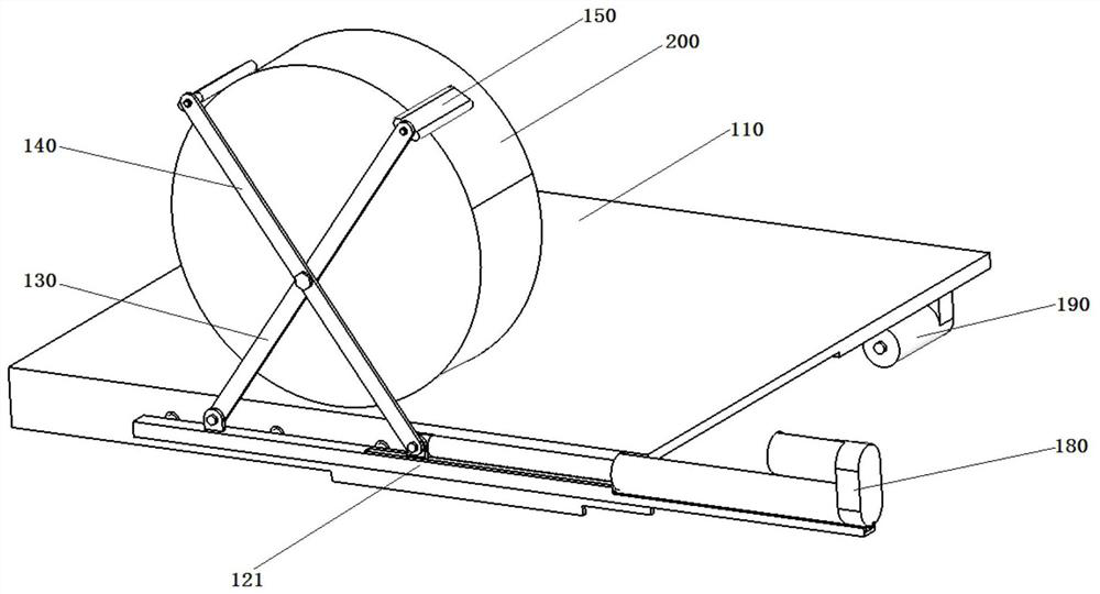 Automatic fixing device based on commercial vehicle unmanned transfer system