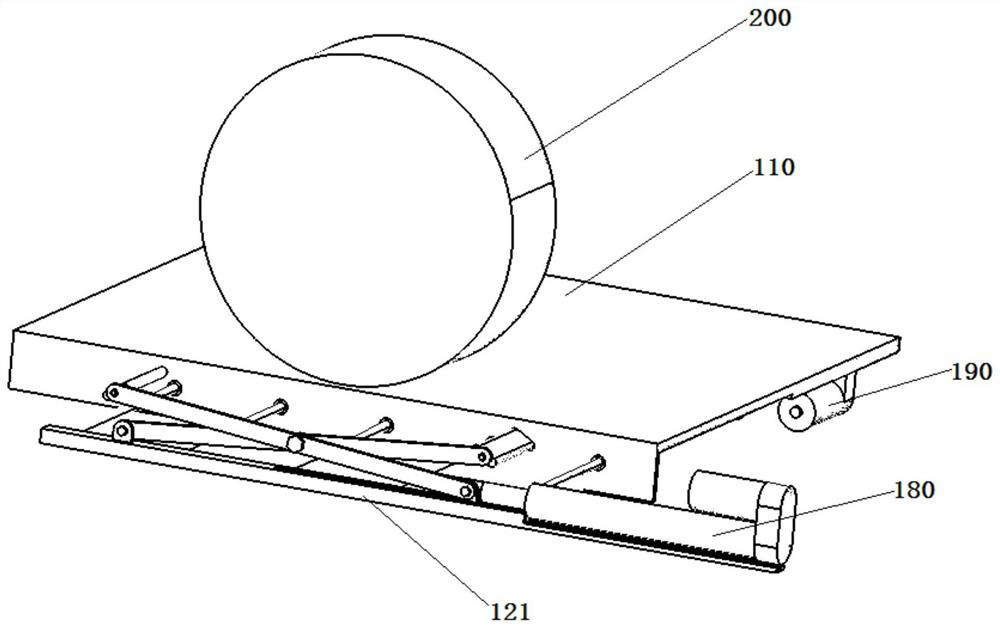 Automatic fixing device based on commercial vehicle unmanned transfer system