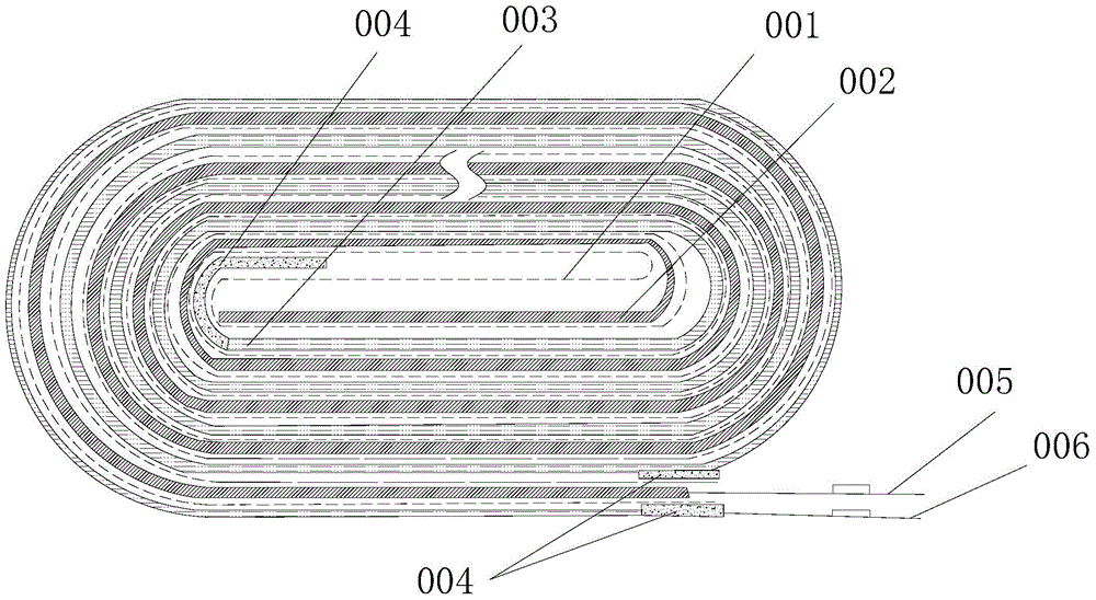 Preparation method of wound polymer lithium battery and wound polymer lithium battery