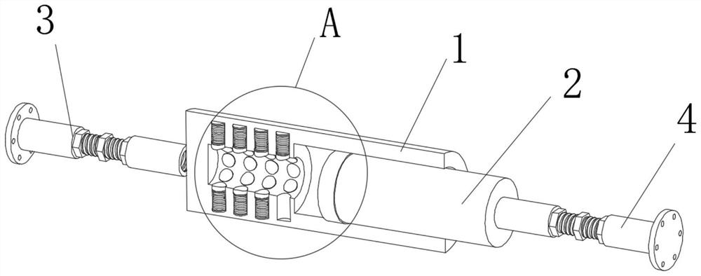 A split hydraulic damper that is easy to replace and maintain