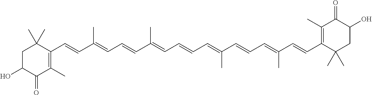 Carotenoid-containing compositions and methods