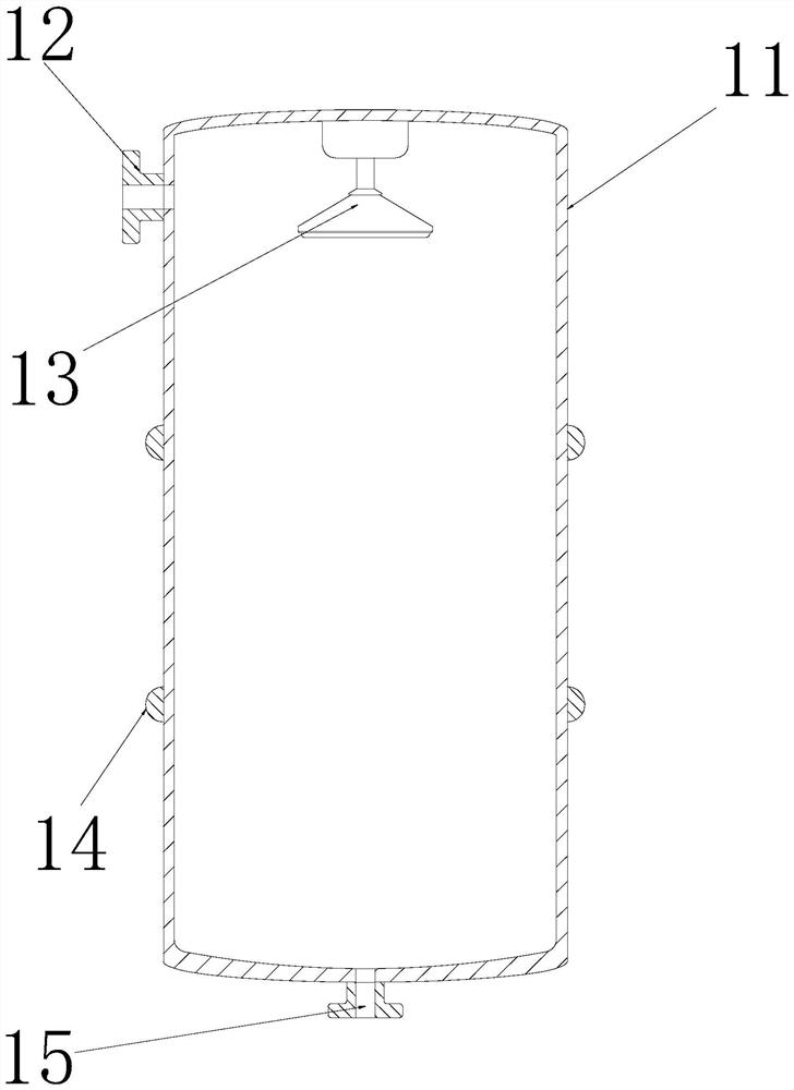 Raw material storage tank for food safety production