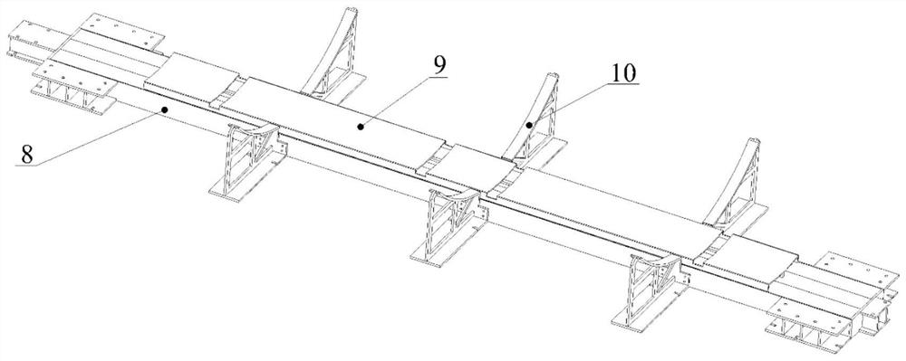 Large-size cylinder anti-deformation longitudinal joint milling and welding supporting device