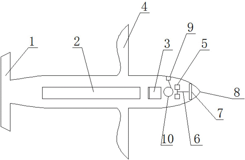 Man-machine integrated simulation sound-induction aircraft