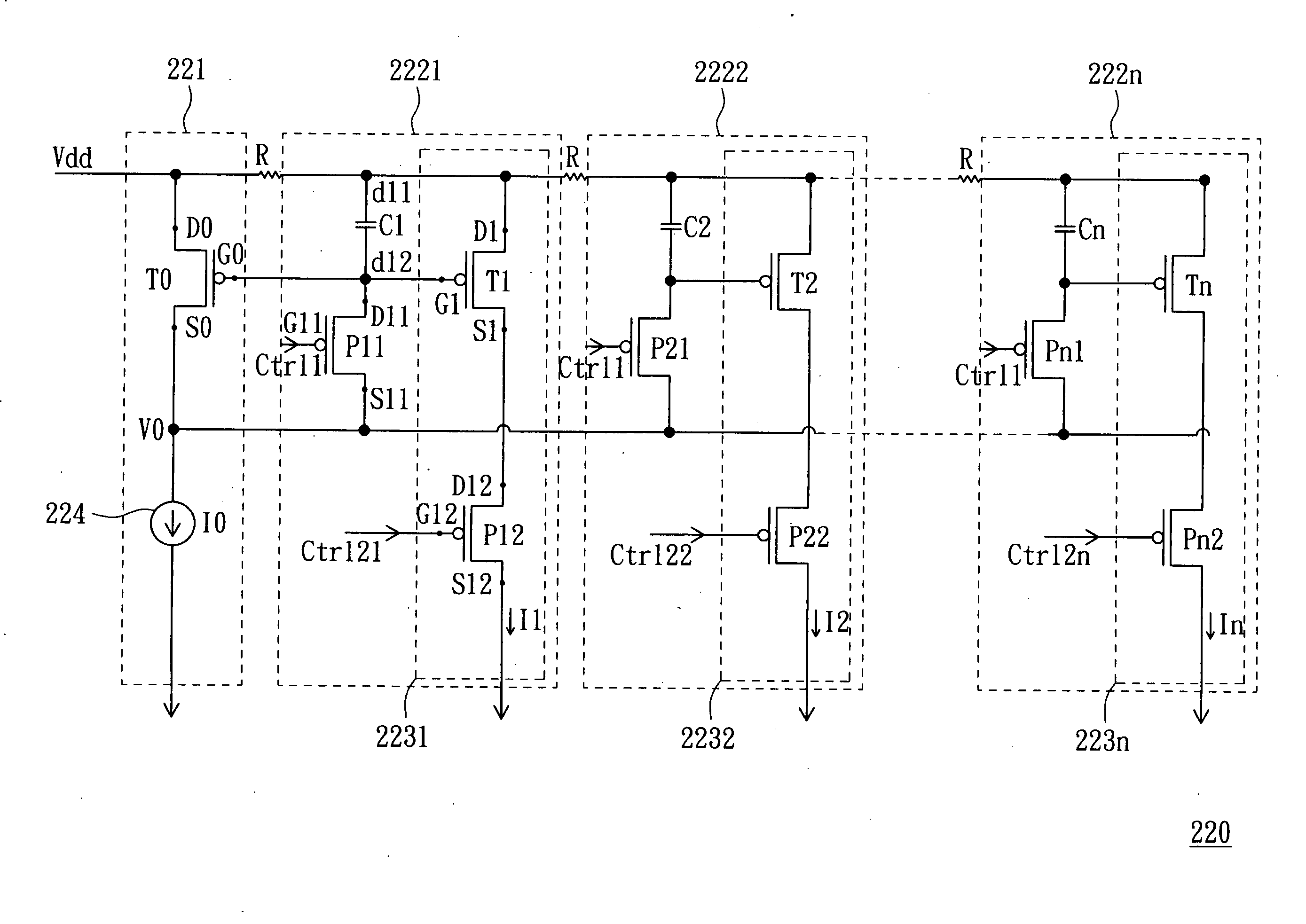 Organic light-emitting diode (OLED) display and data driver output stage thereof