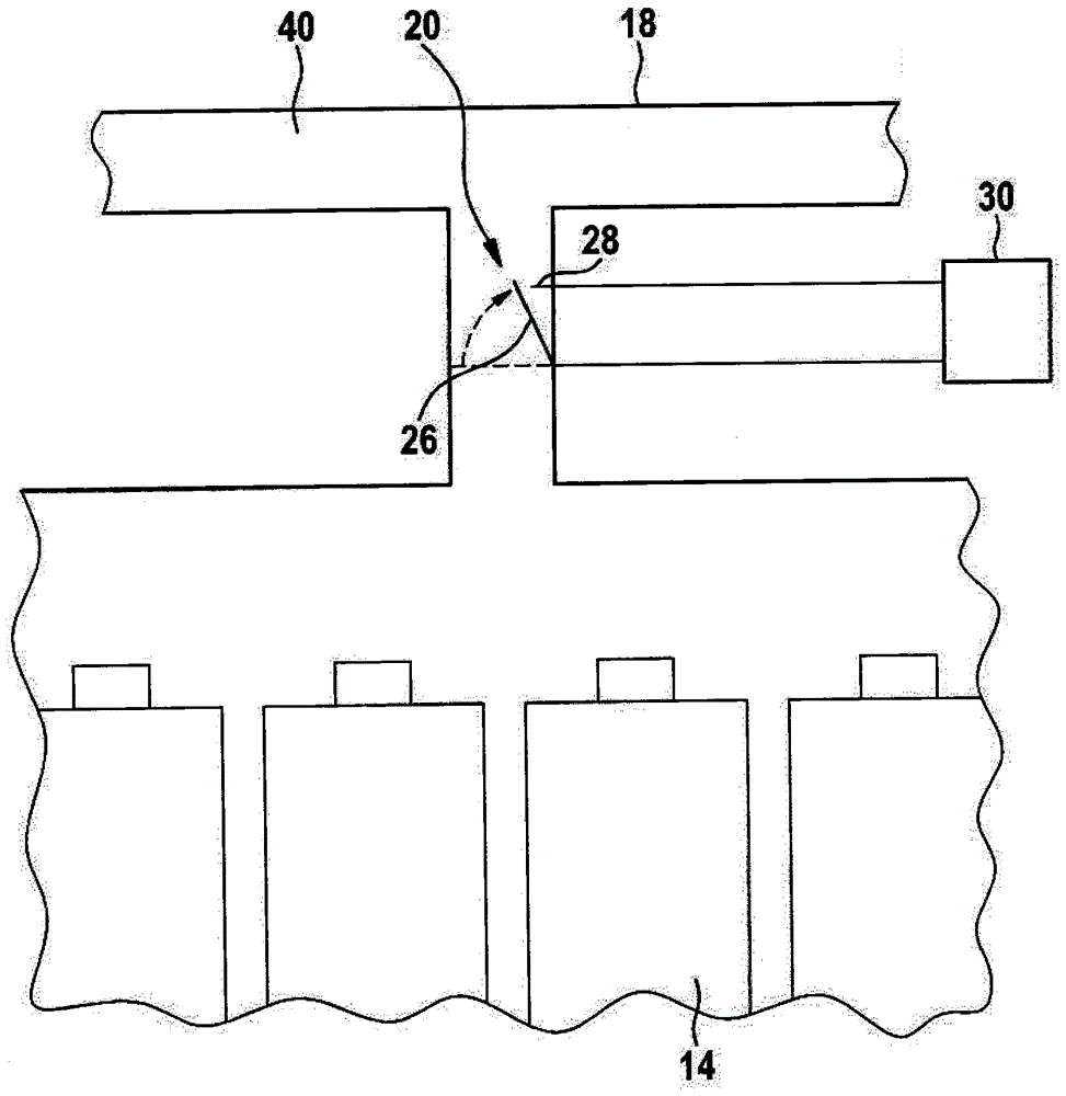 Battery system, motor vehicle with battery system, and method for determining degassing of a storage unit of the battery system