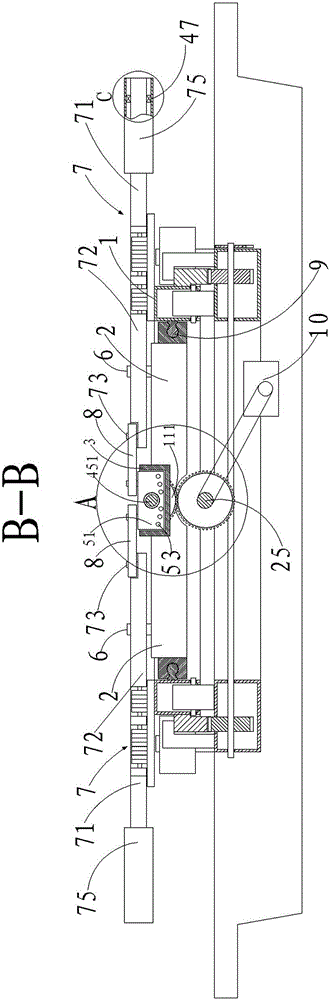 A single-shaft drive clamp wheel device for a mechanical garage