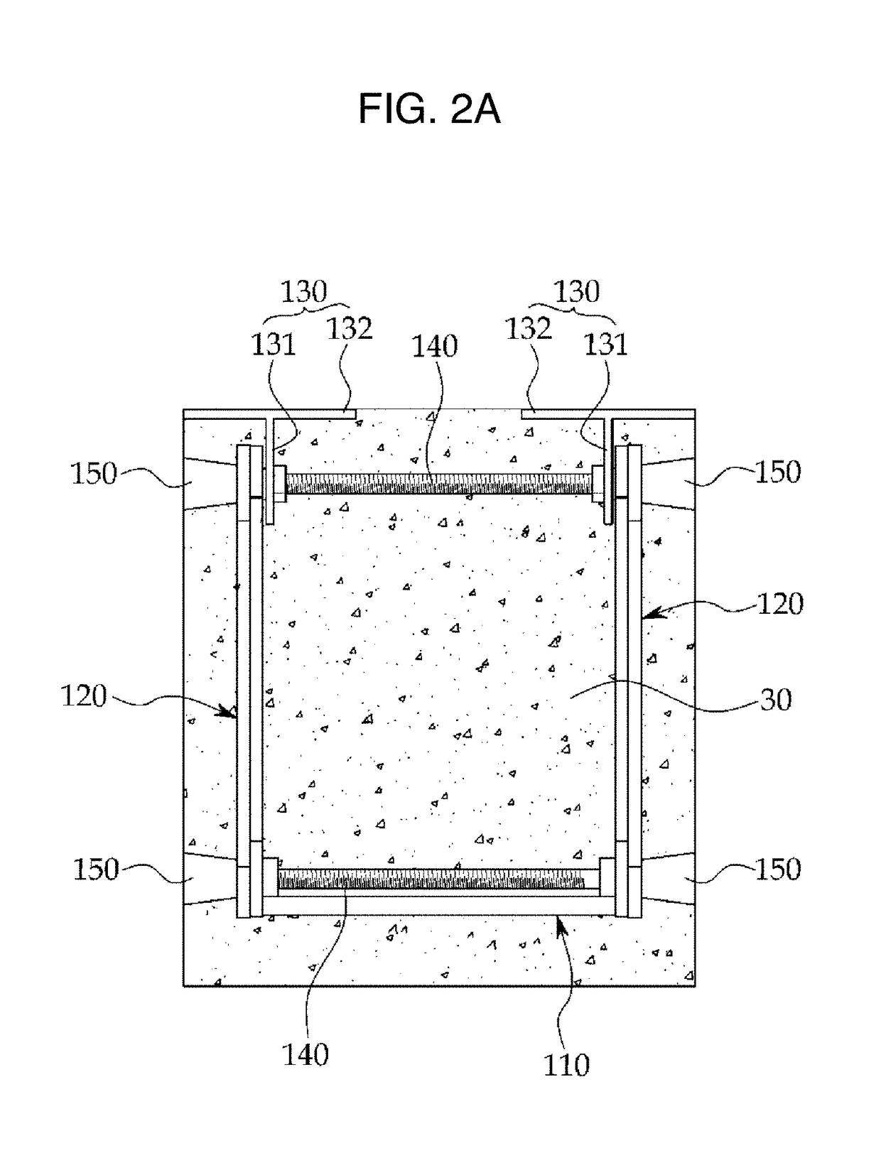 Composite beam having truss reinforcement embedded in concrete