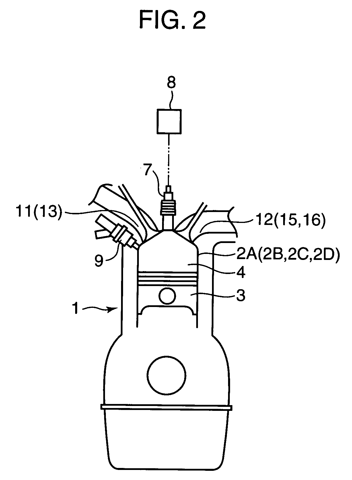 Control unit for spark ignition-type engine