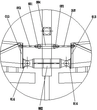 Adjustable mud-scraping truss for mud scraper