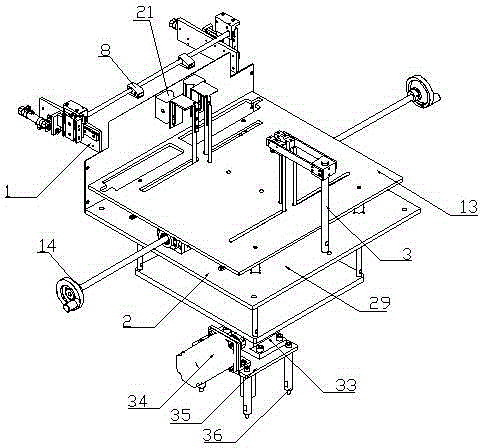 Separating mechanism for flexible teflon cloth