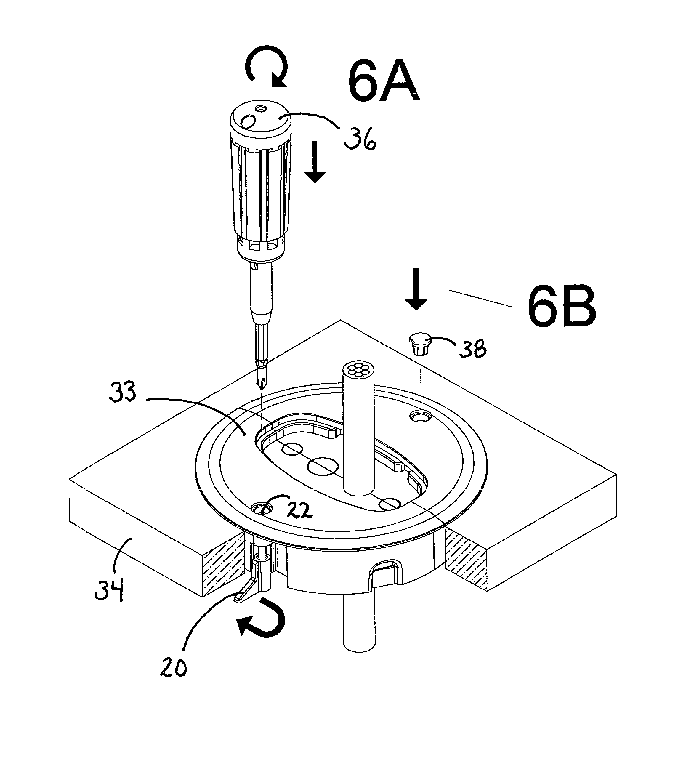 Method for retrofitting air plenum grommets