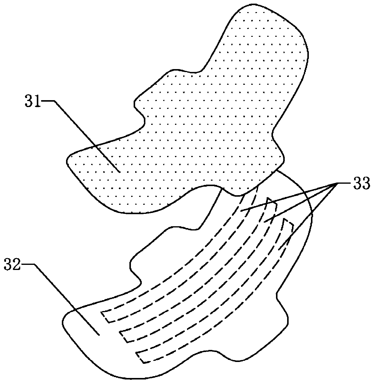 Degradable sanitary napkin and preparation method thereof