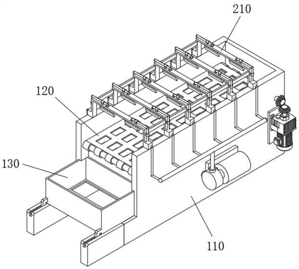 Transmission type hay cleaning equipment with washing structure