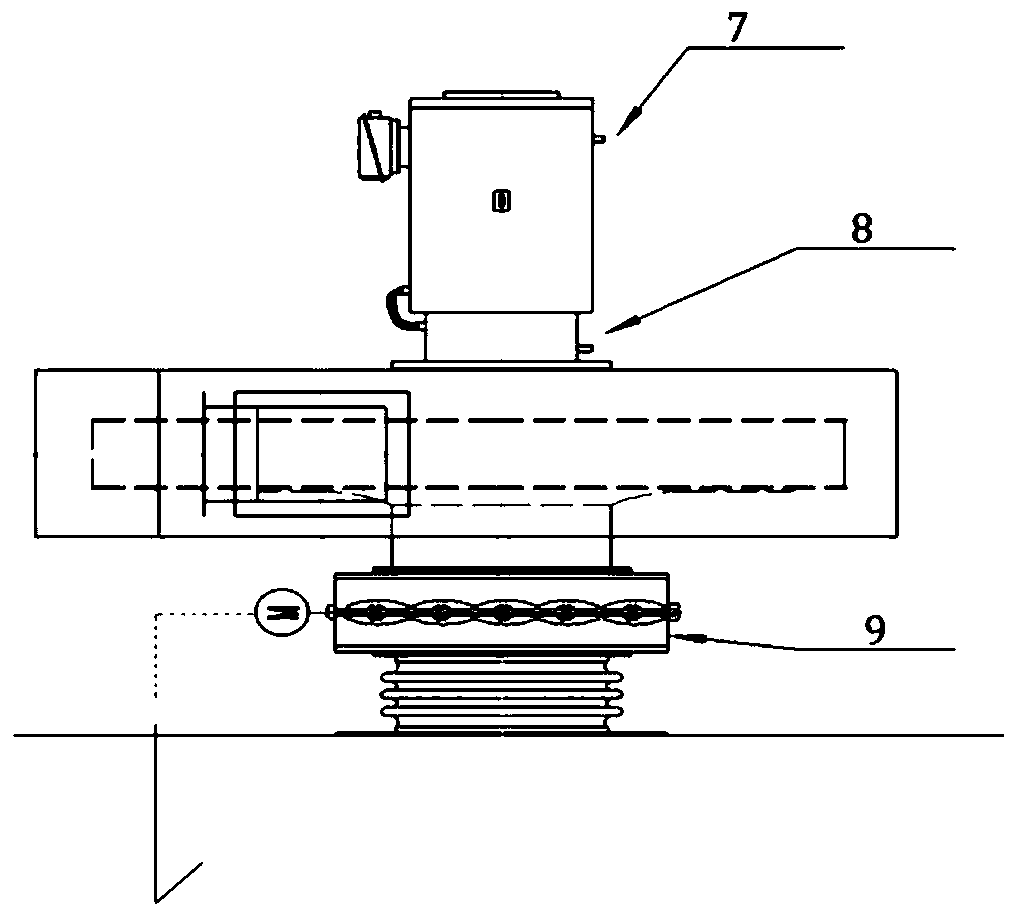 Flue gas circulation type steel plate medium and low-temperature tempering furnace and low-temperature control method