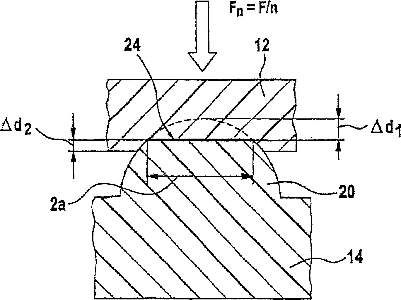 Pressure sensor comprising an elastic sensor layer with a microstructured surface