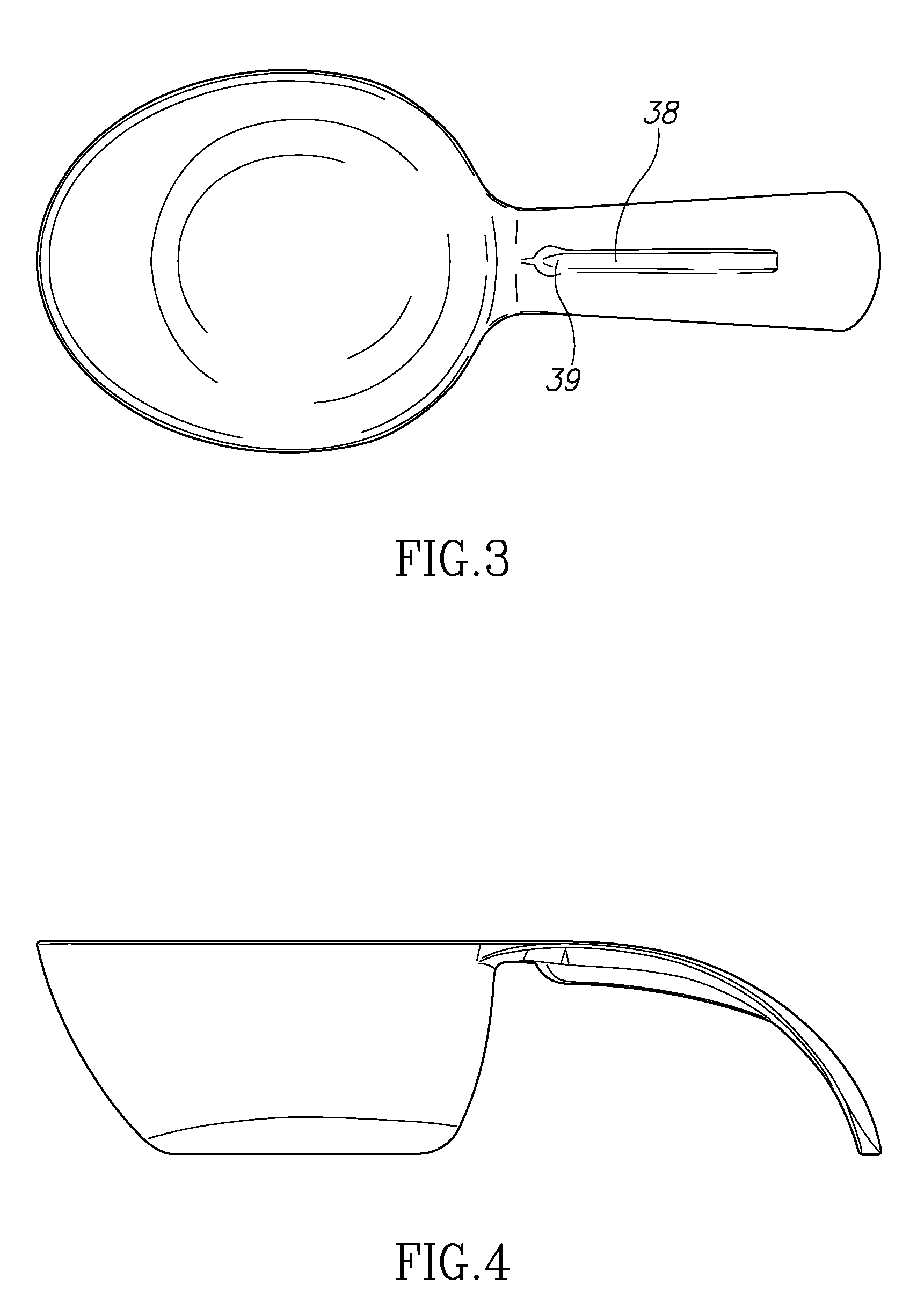 Snap-fit measuring container