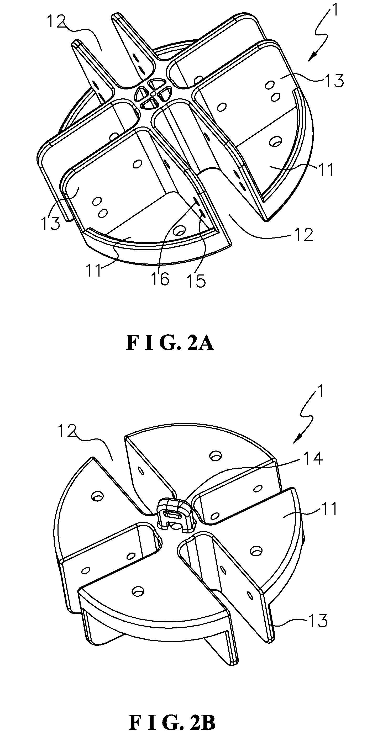 Top support structure of tent frame