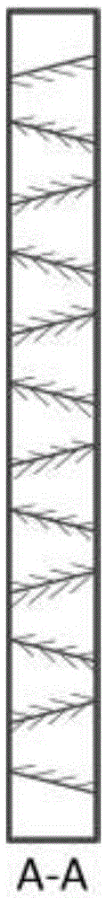 Swing type porous barrier energy absorption and vibration reduction water tank structure applied to nuclear power plant shield building