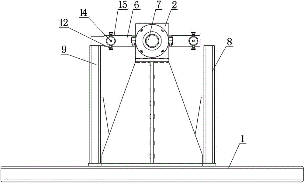 Swinging box body mounting tool fixture