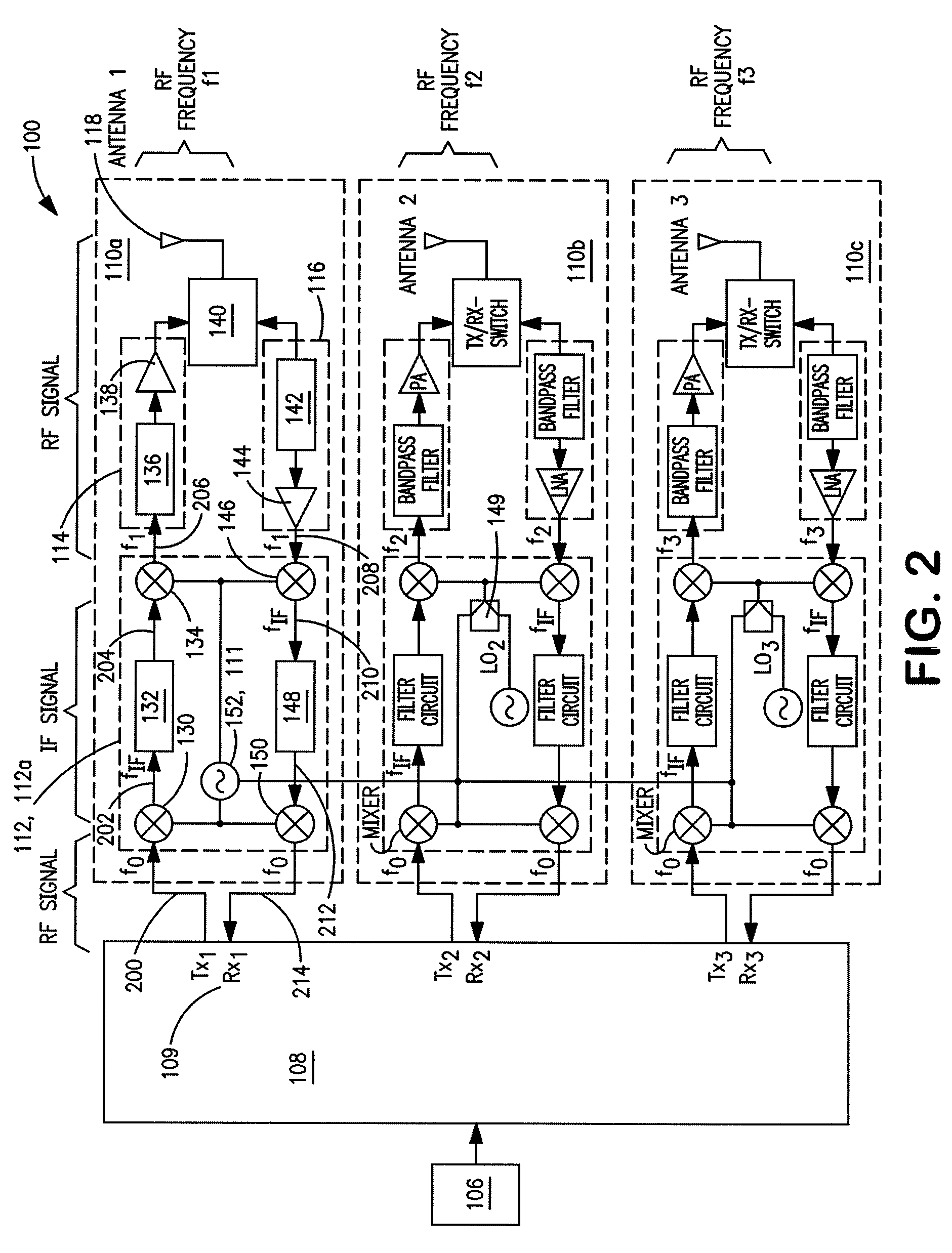 System and method for frequency offsetting of information communicated in MIMO based wireless networks