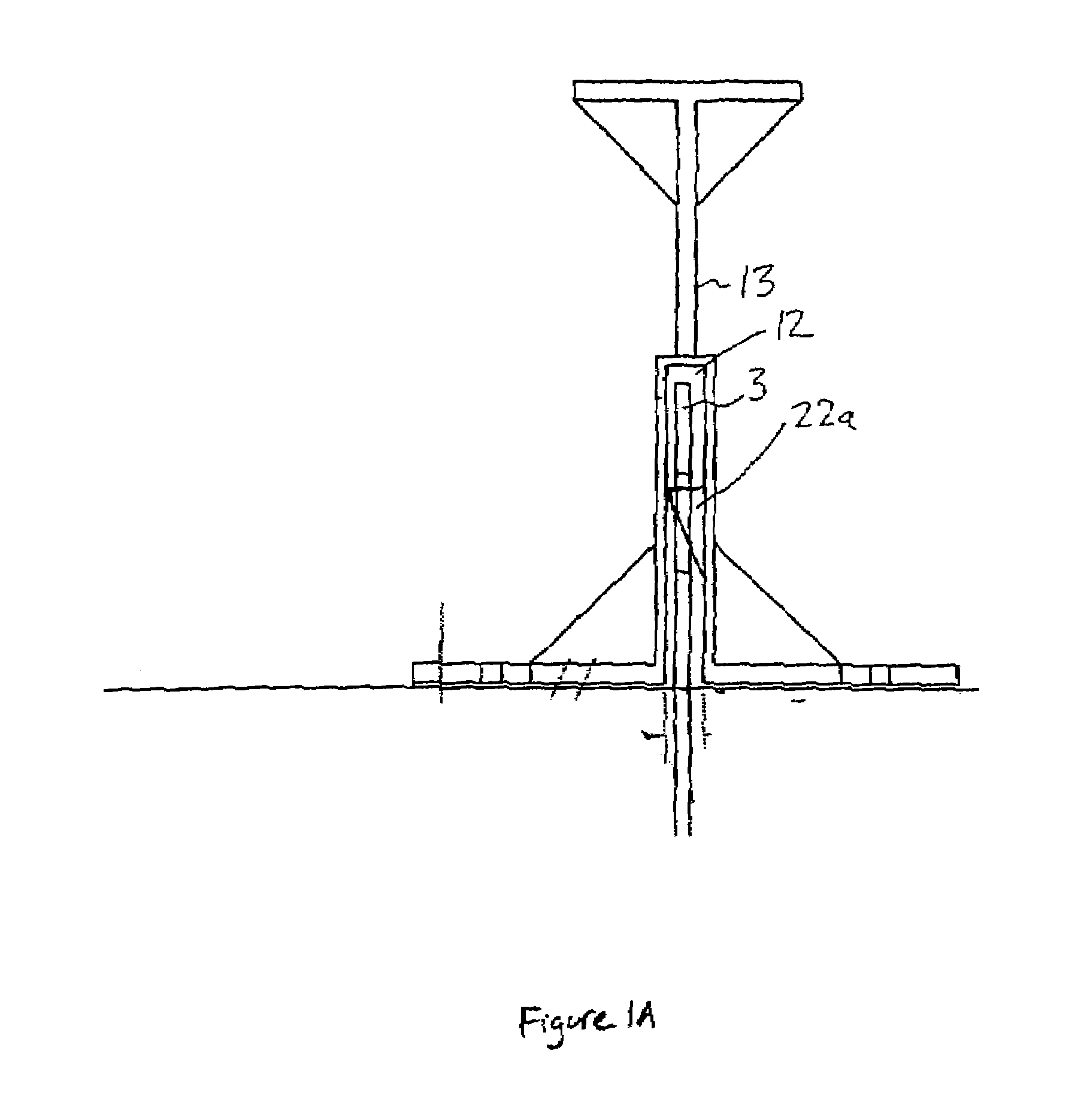 Stud system for insulation of concrete structures