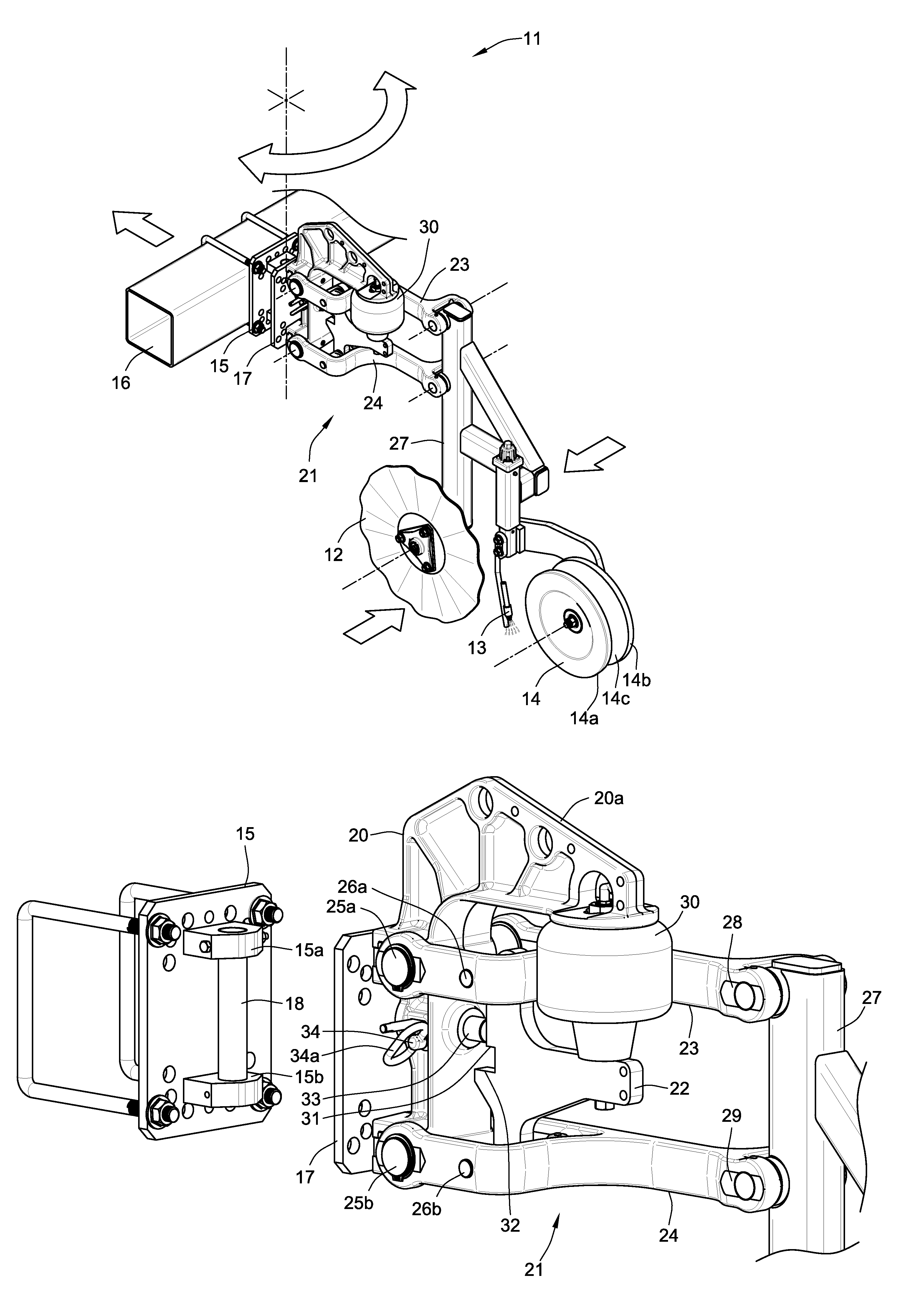 Side dressing fertilizer coulter