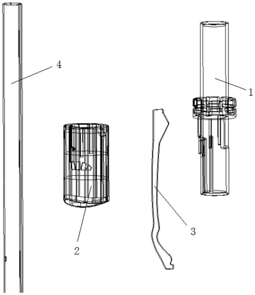 Umbrella nest structure and umbrella