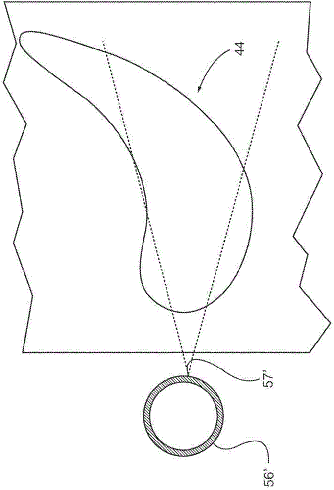 System and method for online inspection of turbines including aspheric lens