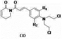 Application of nitrogen mustard based piperlongumine compound in medicine