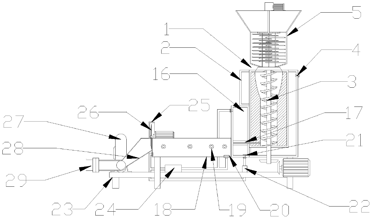 Efficient and energy-saving plastic regeneration pelletizer