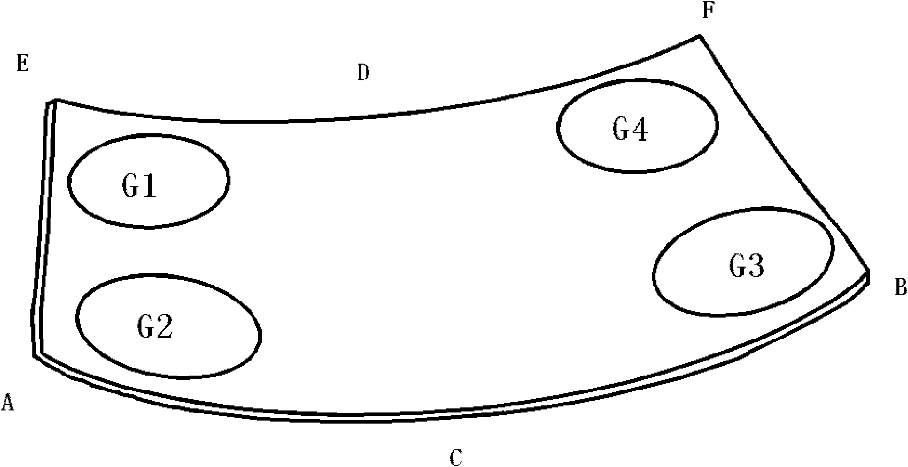 Method and device for bending glass plate