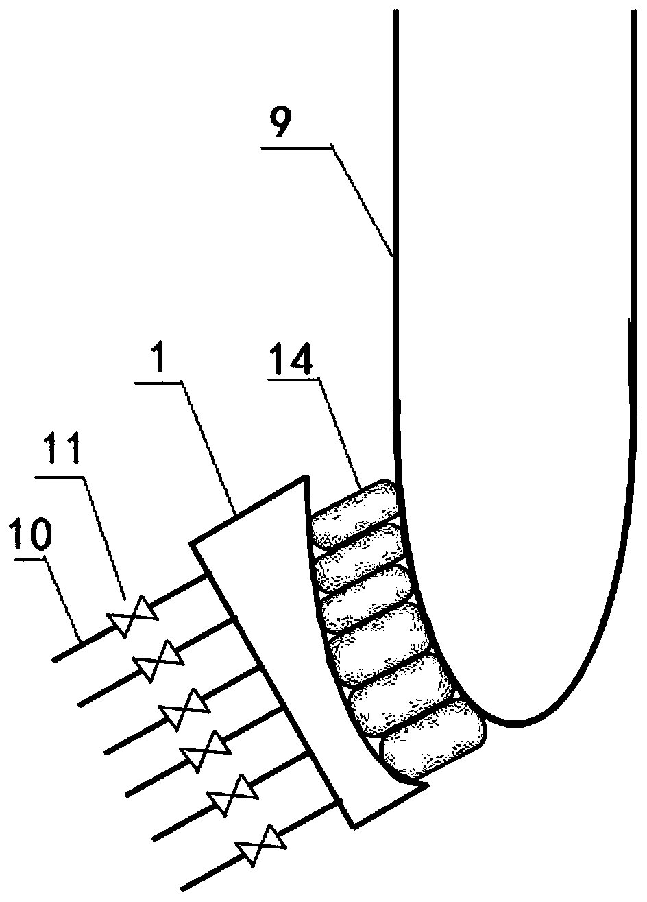 Blast lamp suitable for VAD deposition