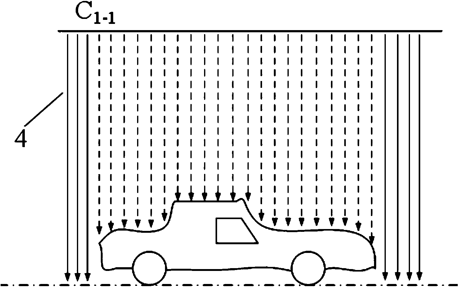 Device and method for detecting speed measurement errors of speedometer of motor vehicle