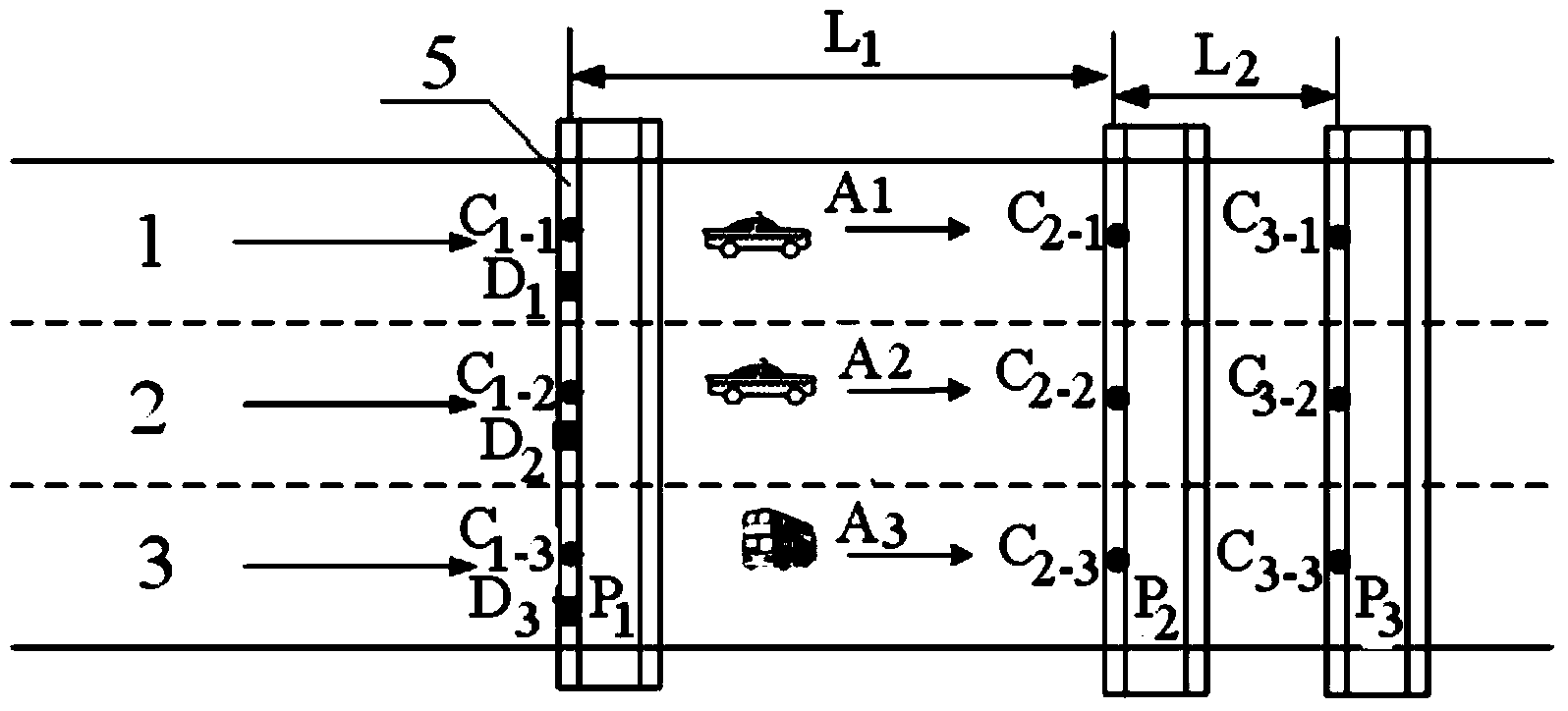 Device and method for detecting speed measurement errors of speedometer of motor vehicle