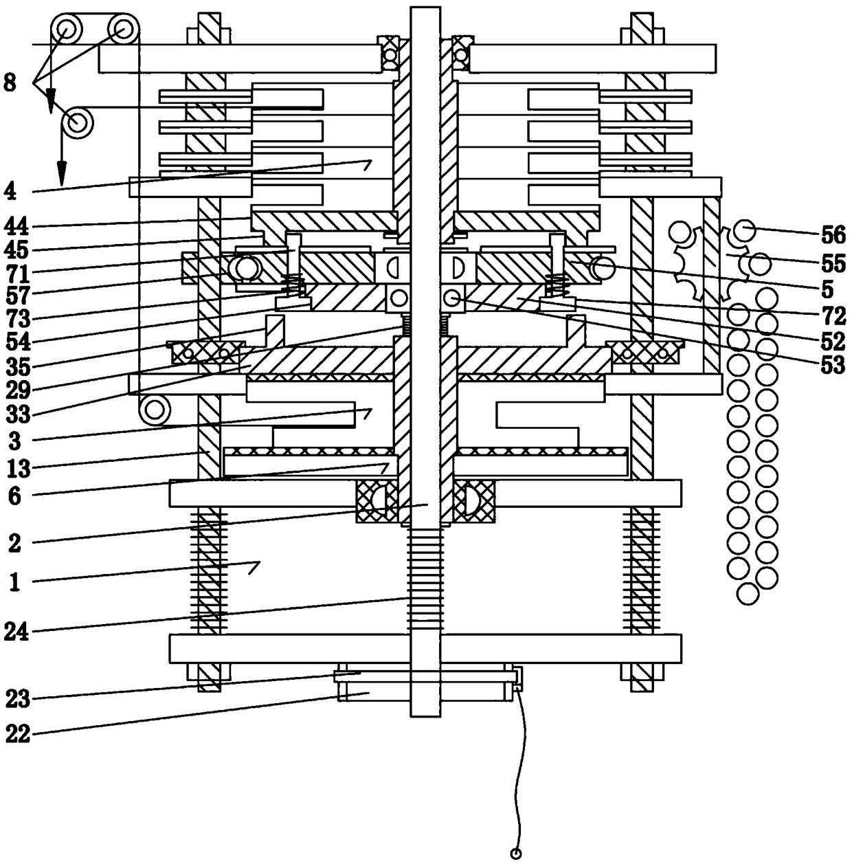 A self-positioning lifting device