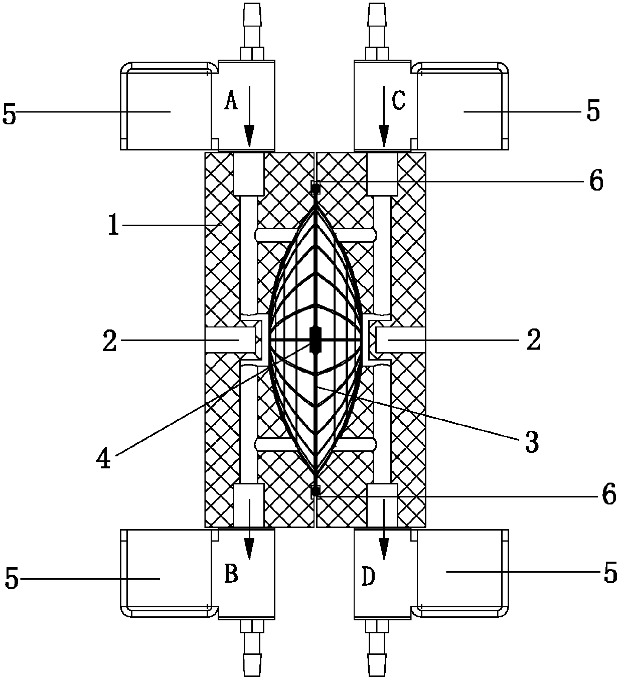 Balancing chamber with function of detection