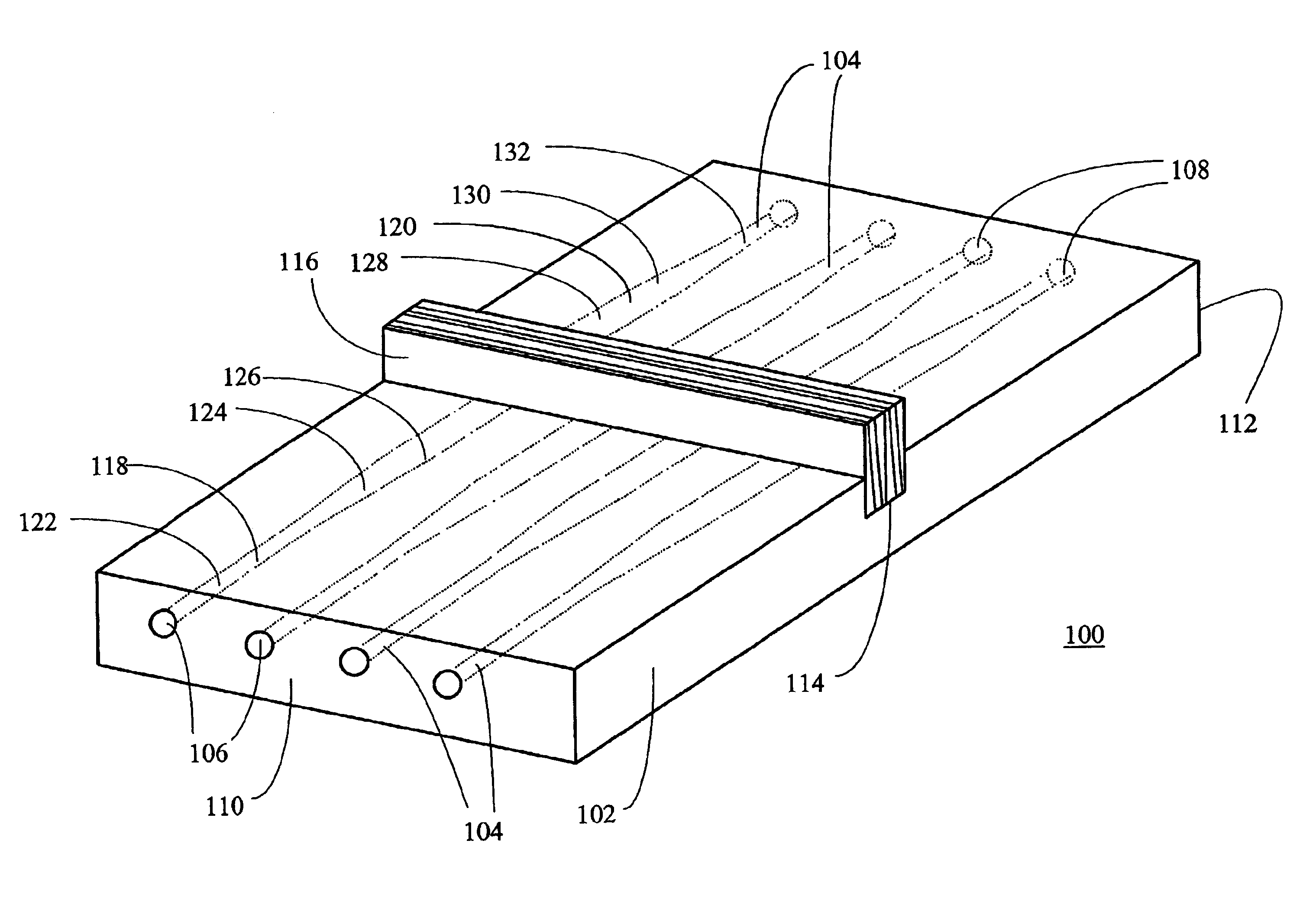 Integrated optical isolator array