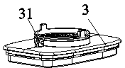 Water storage device of water dispenser of refrigerator